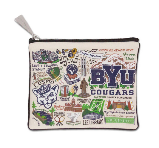 Brigham Young University (BYU) Zip Pouch