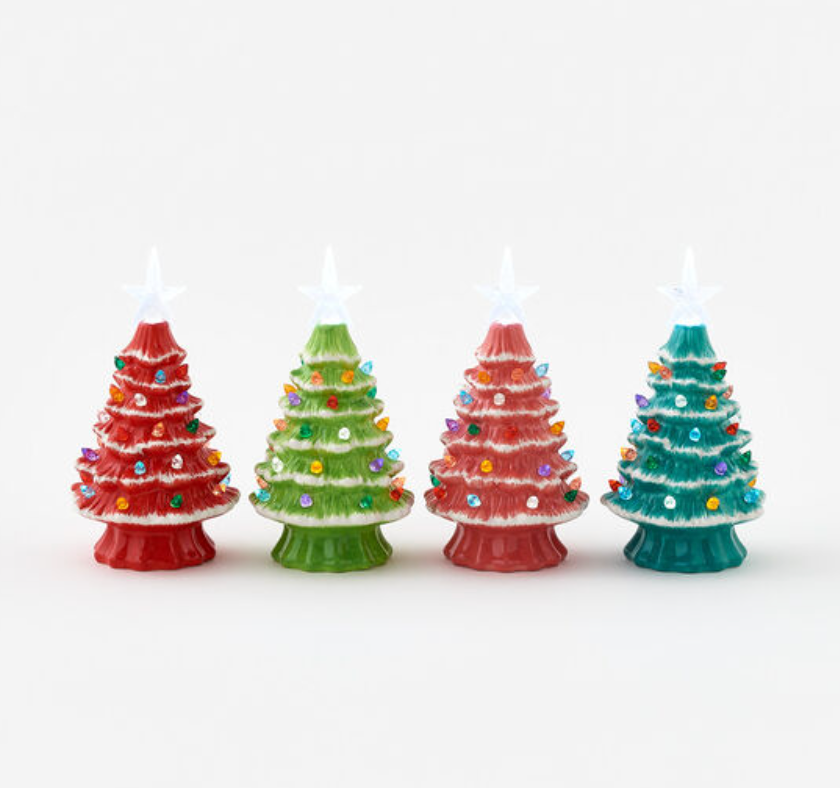 Lighted Christmas Tree w'Timer
