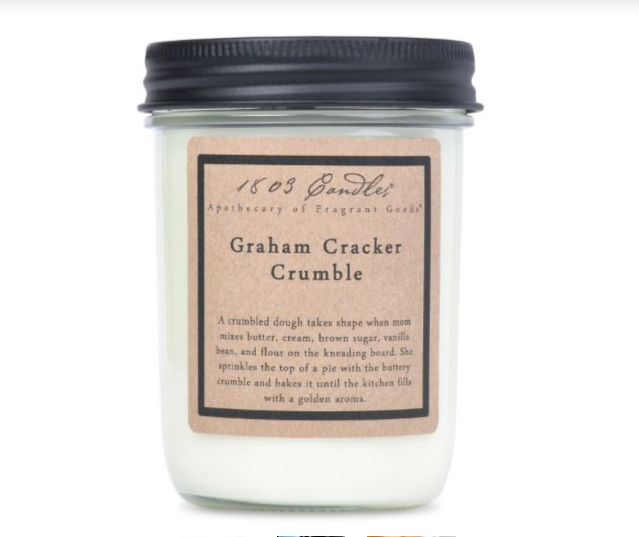 Graham Cracker Crumble Candle
