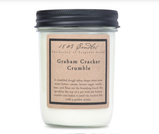 Graham Cracker Crumble Candle