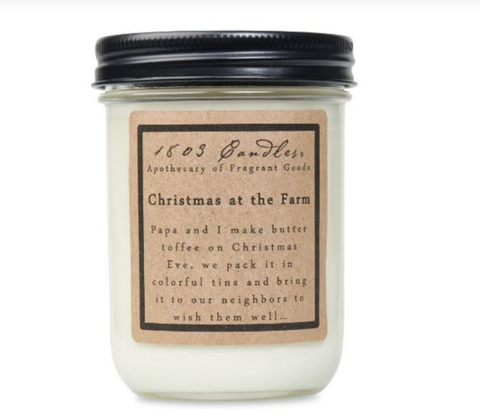 Christmas at the Farm Candle