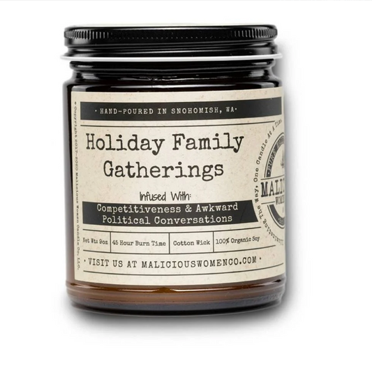 Holiday Family Gatherings - Infused With Competitiveness & Awkward Political Conversations