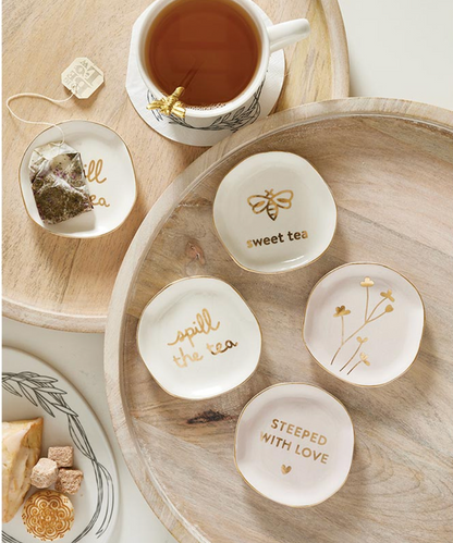 Ceramic Tea Bag Holders - Spill the Tea
