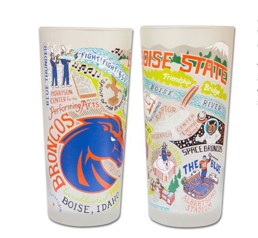Boise State University Drinking Glass Set