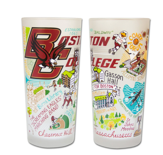 Boston College Drinking Glass Set