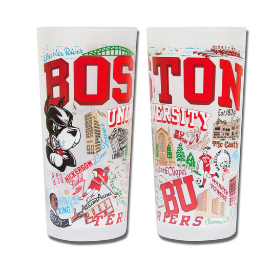 Boston University Drinking Glass Set