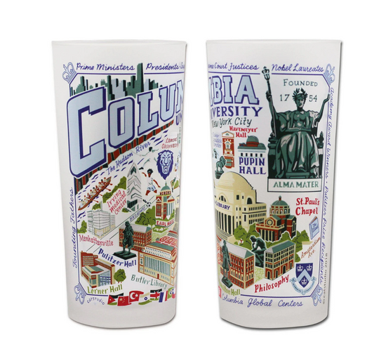 Columbia University Drinking Glass Set