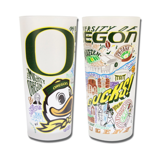 Oregon, University Drinking Glass Set