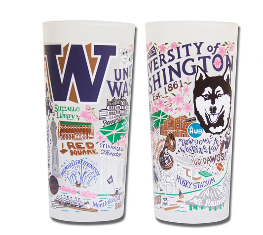 Washington, University Drinking Glass Set