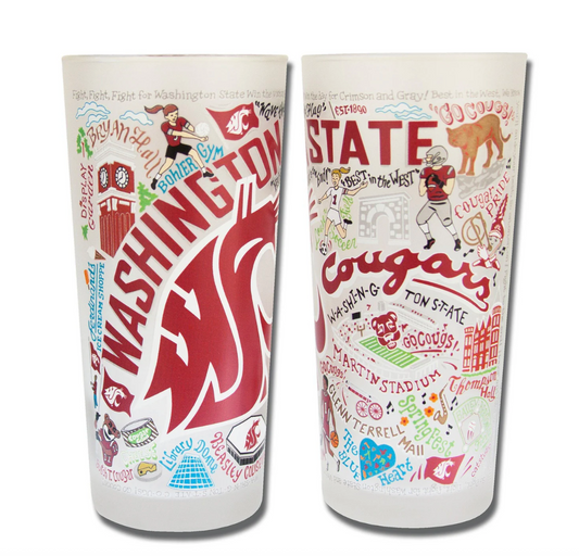 Washington State University Drinking Glass Set