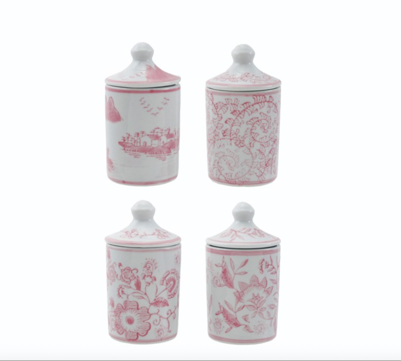 Hand-stamped Spice Jar w Pattern