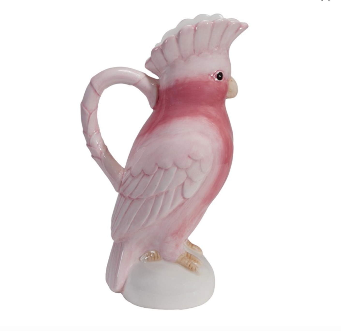 Ceramic Cockatoo Shaped Pitcher