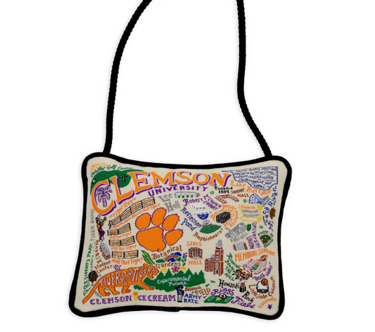 Clemson University Mini Pillow Ornament