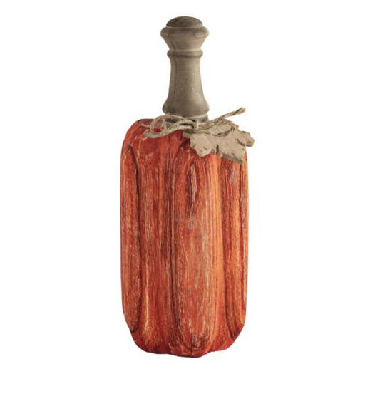 Large Wood Baluster Pumpkin