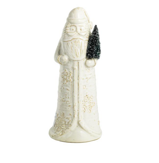 Large White Christmas Santa Sitter
