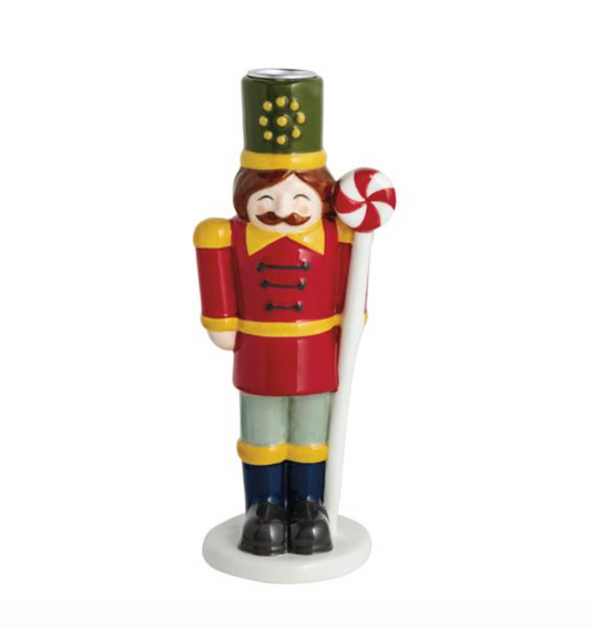Large Nutcracker Taper Holder