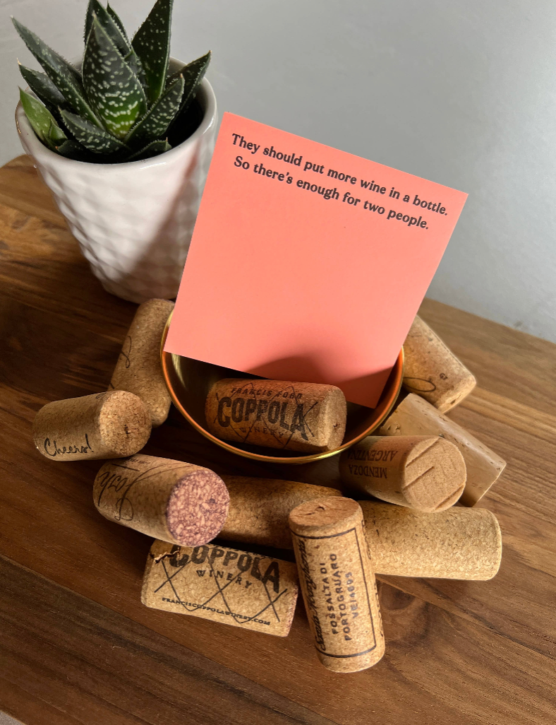 More Wine Sticky Notes