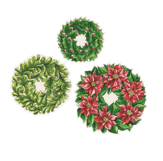 Holiday Wreath Serving Paper Set