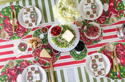 Holiday Wreath Serving Paper Set