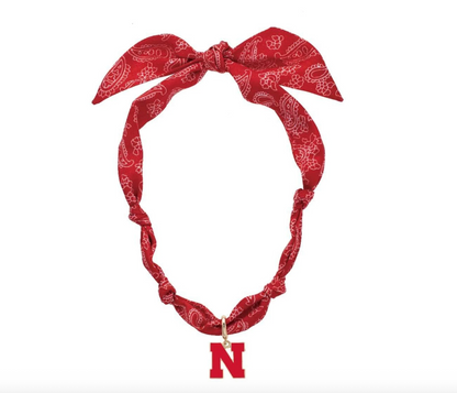 Nebraska Cornhuskers Logo Bandana Scarf Necklace