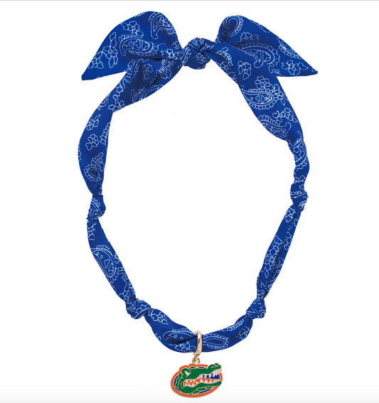 Florida Gators Logo Bandana Scarf Necklace