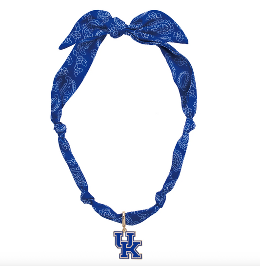 Kentucky Wildcats Logo Bandana Scarf Necklace