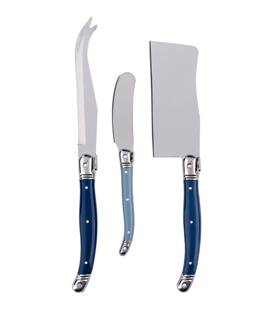Blue Charcuterie Knives - Set of 3