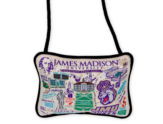 James Madison University Mini Pillow Ornament