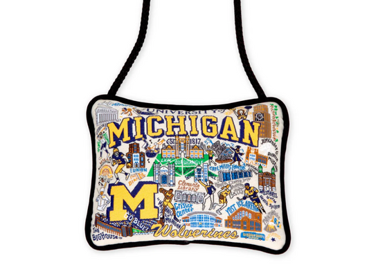 Michigan, University of Mini Pillow Ornament