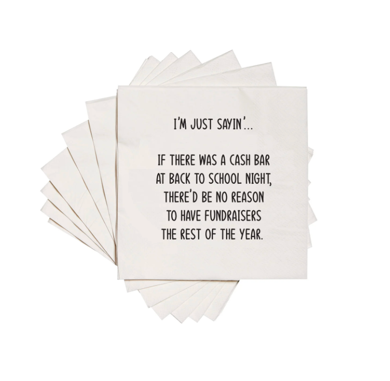 Cash Bar Cocktail Napkins