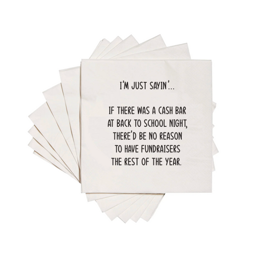 Cash Bar Cocktail Napkins