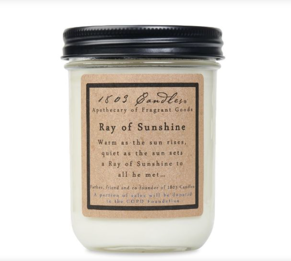 Ray of Sunshine Candle