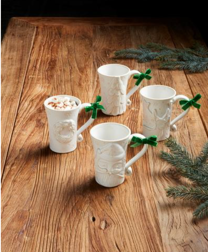 White Reindeer Mug