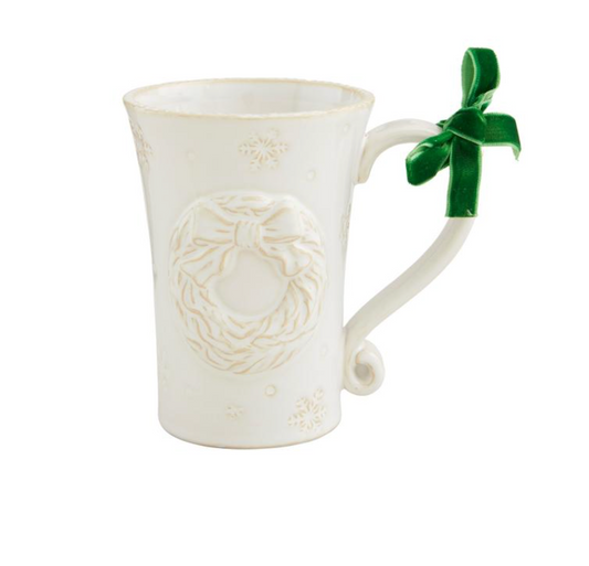 White Wreath Mug