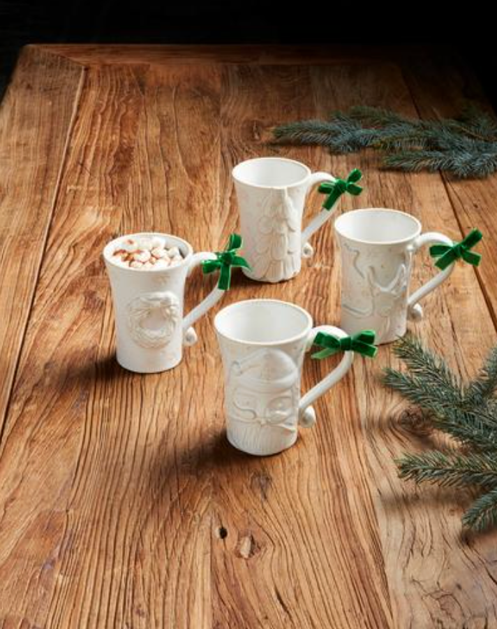 White Wreath Mug