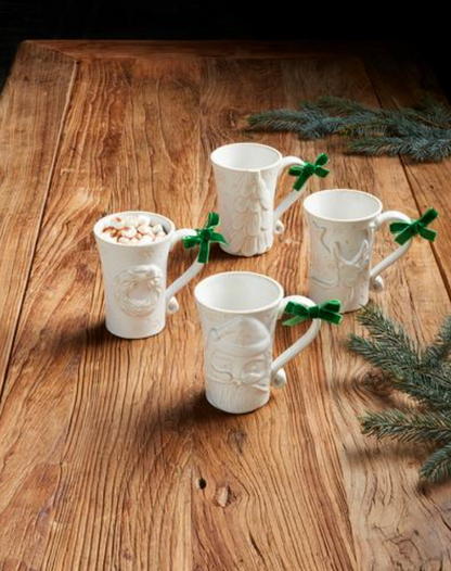 White Wreath Mug
