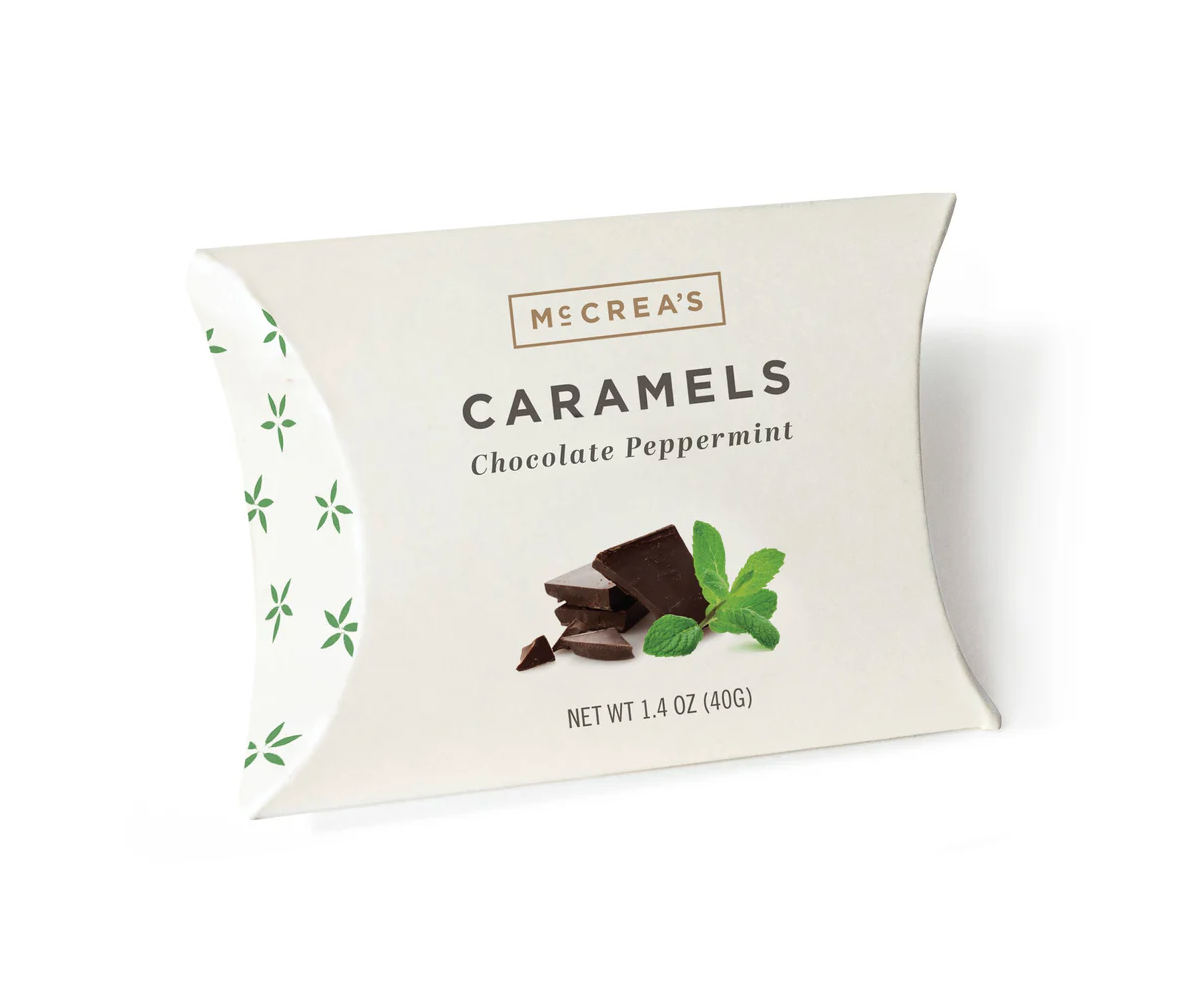 Chocolate Peppermint Caramels
