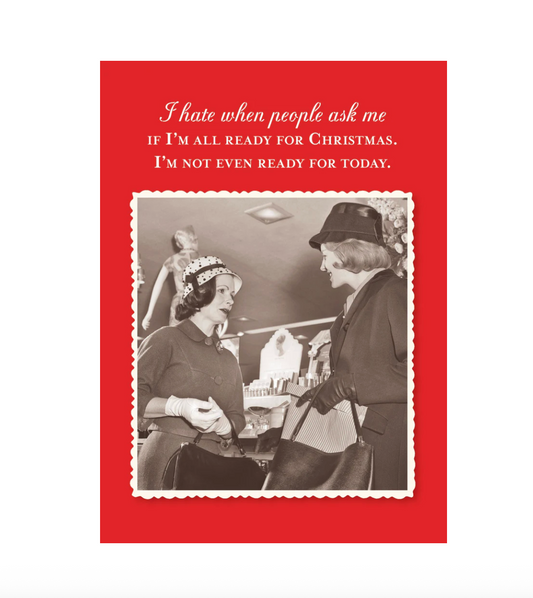 Ready Holiday Card