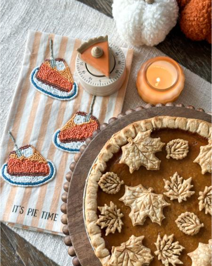 Pumpkin Pie Thanksgiving Towel