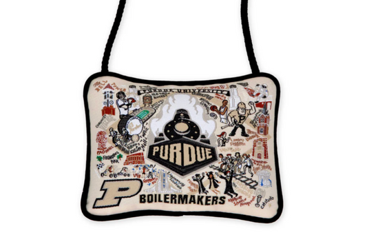 Purdue University Mini Pillow Ornament