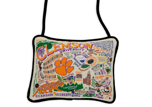 Clemson University Mini Pillow Ornament