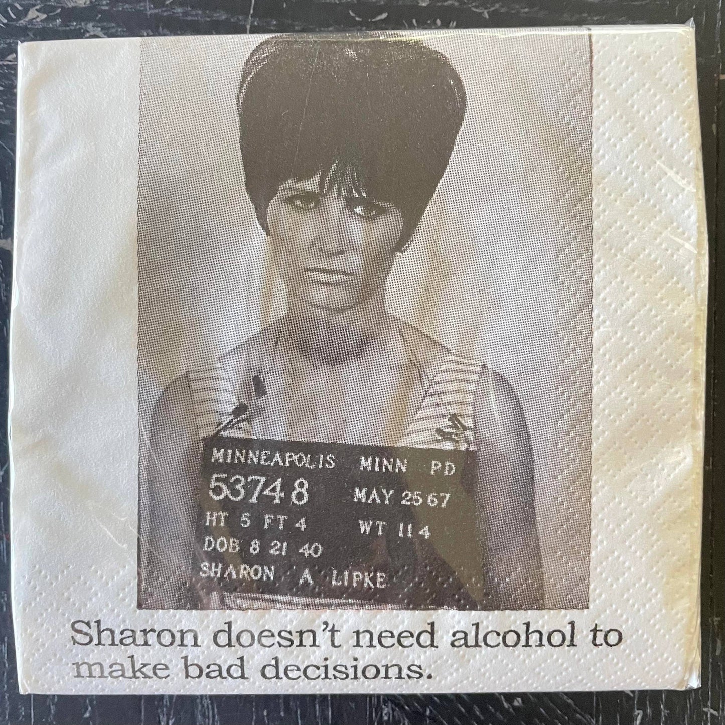 Sharon doesn't need alcohol Cocktail Napkins
