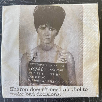 Sharon doesn't need alcohol Cocktail Napkins