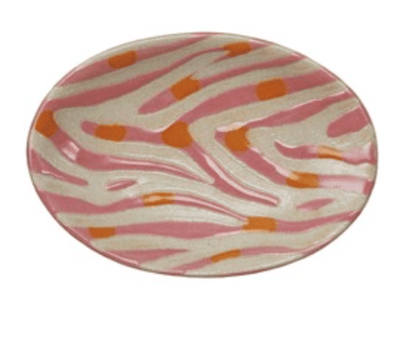 Animal Print Stoneware Dish - Veranda Cafe & Mercantile