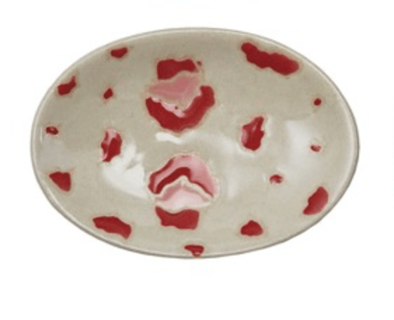 Animal Print Stoneware Dish - Veranda Cafe & Mercantile
