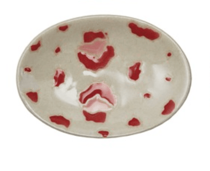 Animal Print Stoneware Dish - Veranda Cafe & Mercantile