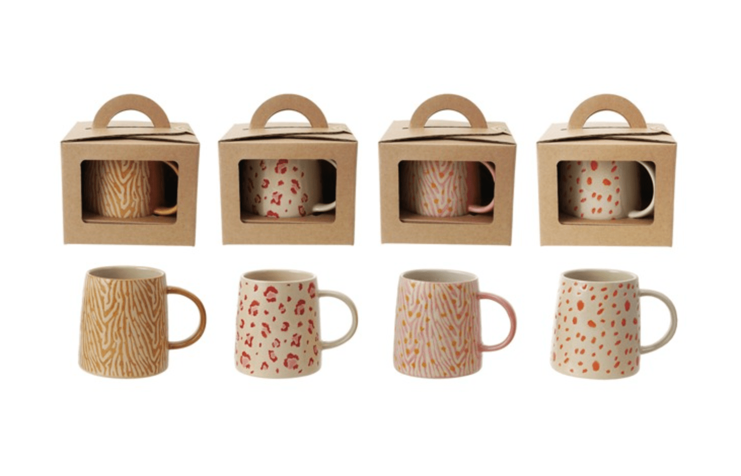 Animal Print Stoneware Mug - Veranda Cafe & Mercantile