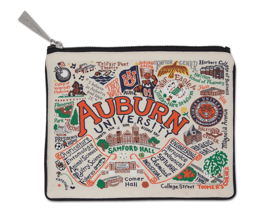 Auburn University Zip Pouch - Veranda Cafe & Mercantile