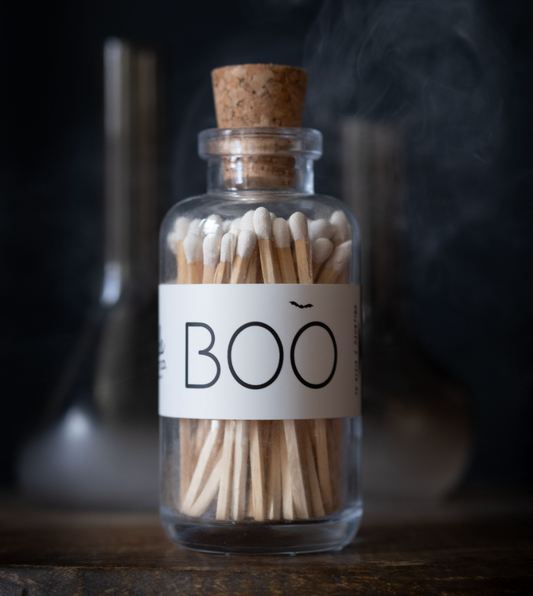 Apothecary Vintage Halloween Boo Matches