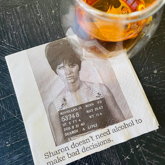 Sharon doesn't need alcohol Cocktail Napkins